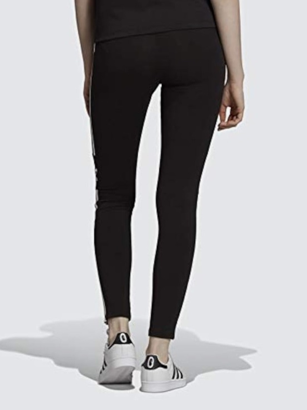Adidas Originals Trefoil Tights - BLACK/WHITE with 3-Stripes ✨SIZE: XS -NWT - Picture 8 of 14
